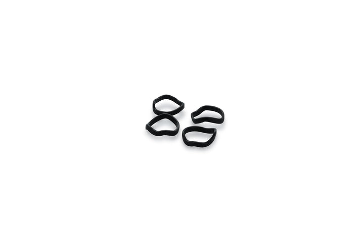 Servetring 4,5cm organisch zwart Charm - set/4