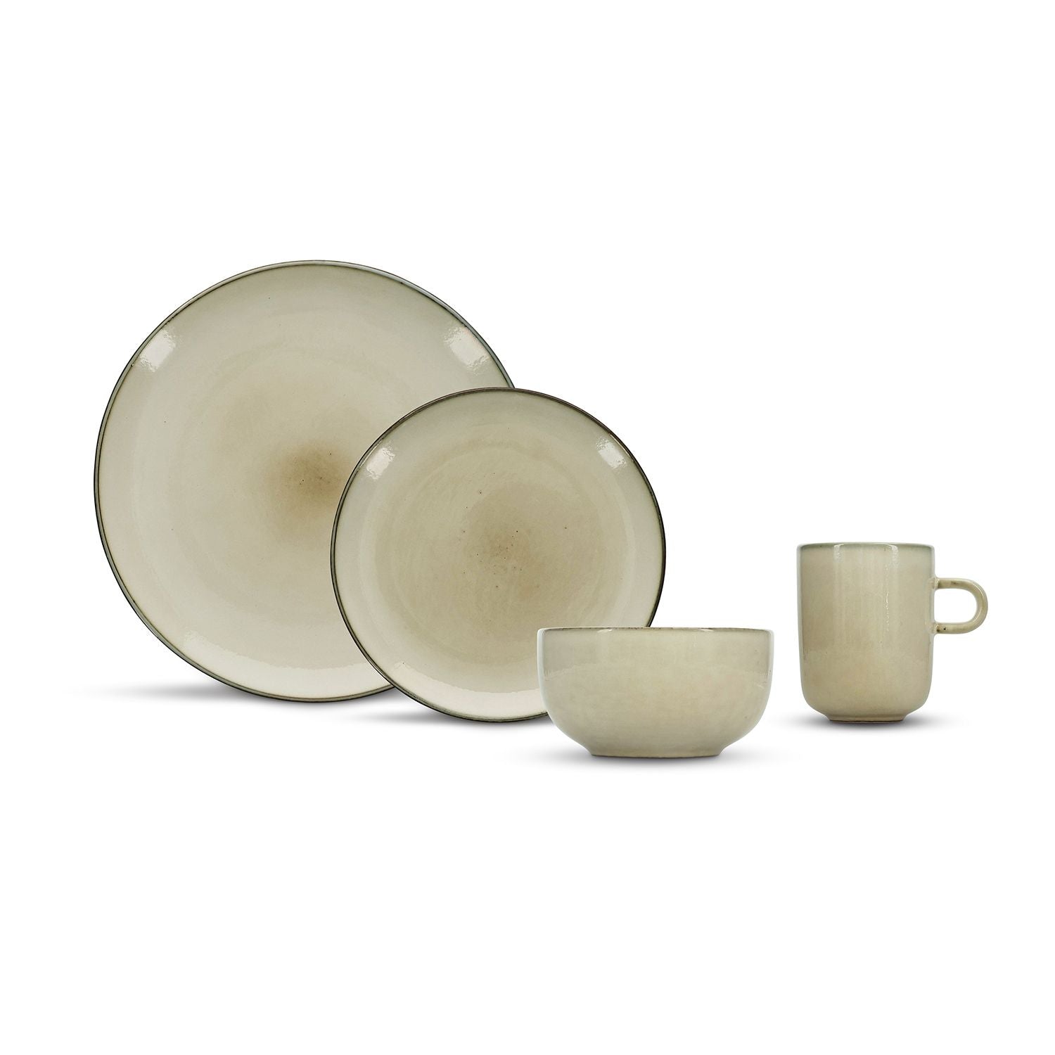 Serviesset 16-delig ivoor Meridian