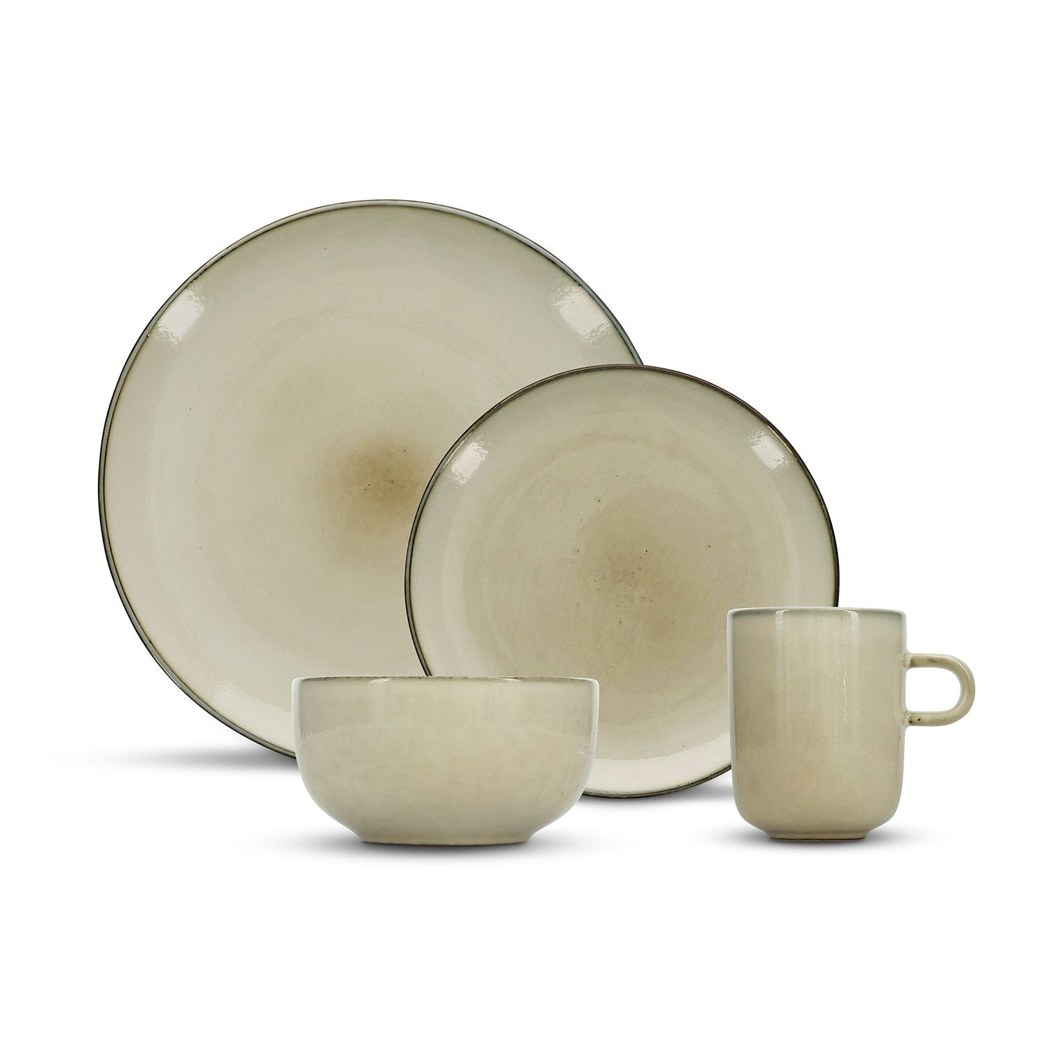 Serviesset 16-delig ivoor Meridian