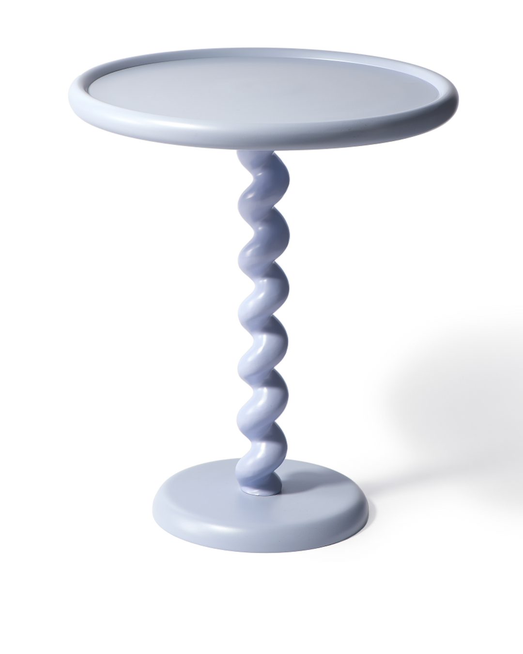 Polspotten - Bijzettafel Twister Lichtblauw