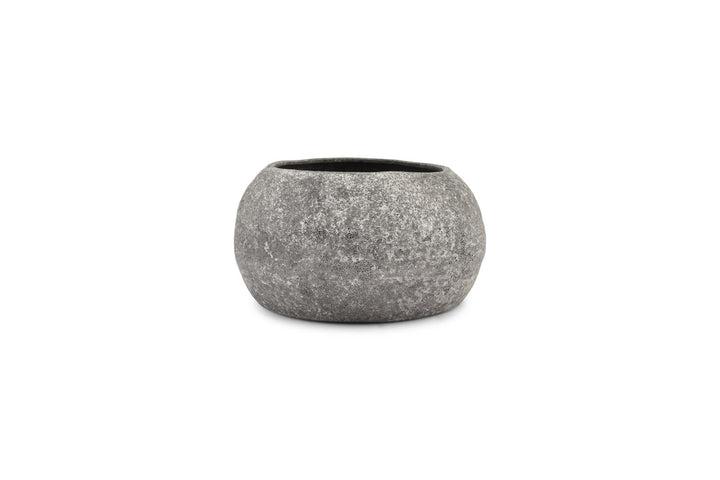 Sierschaal 26xH13,5cm antraciet Cave