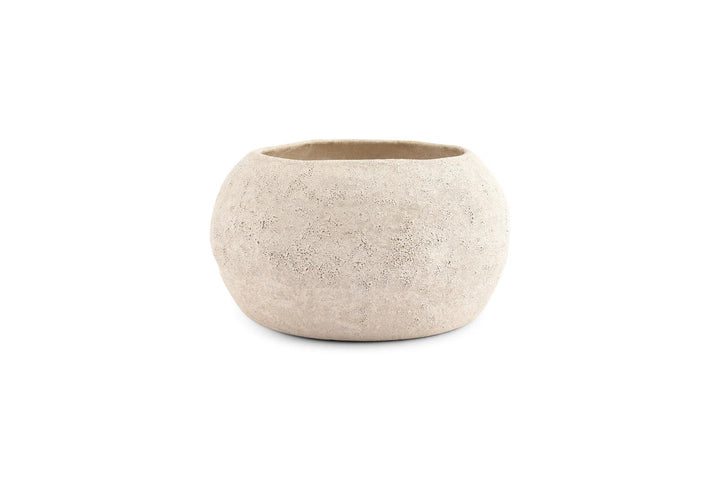 Sierschaal 26xH13,5cm beige Cave