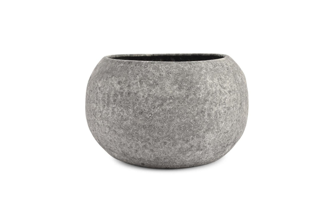 Sierschaal 31xH18cm antraciet Cave