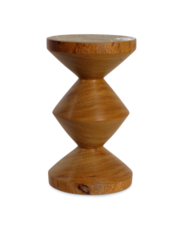 Polspotten - Kruk Zig Zag Dimb Wood