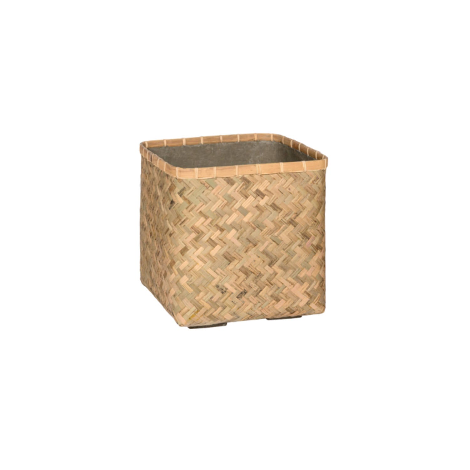 Pottery Pots Bohemian bamboe vierkante bloempot 40 cm