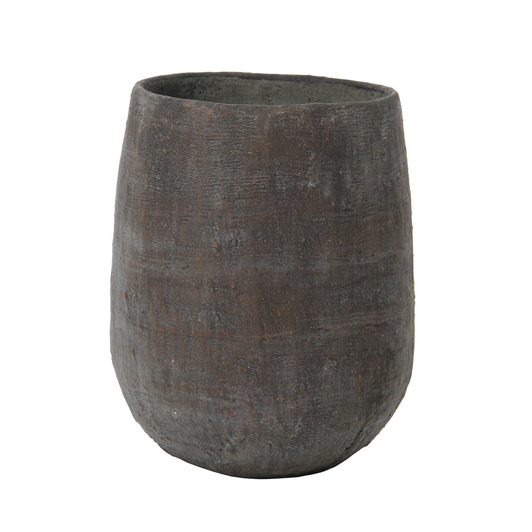 Pottery Pots - Bloempot Aro L, Wabi Chocoladebruin