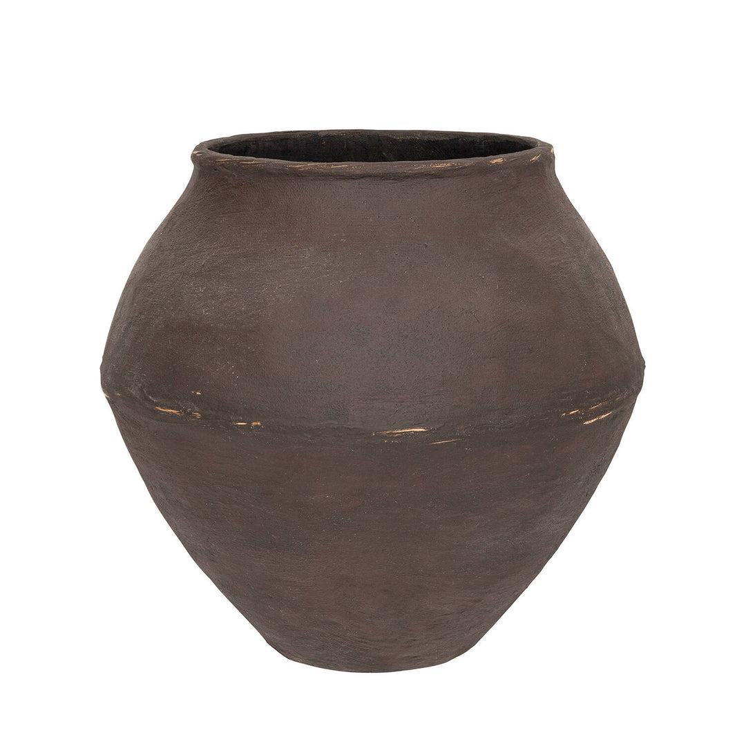 Pottery Pots - Bloempot Nami S, Wabi Chocoladebruin