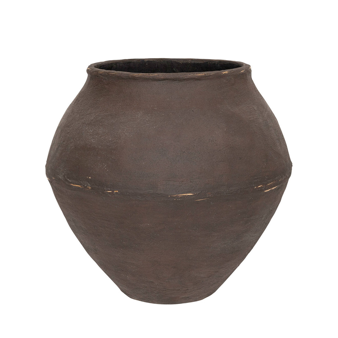 Pottery Pots - Bloempot Nami M, Wabi Chocoladebruin