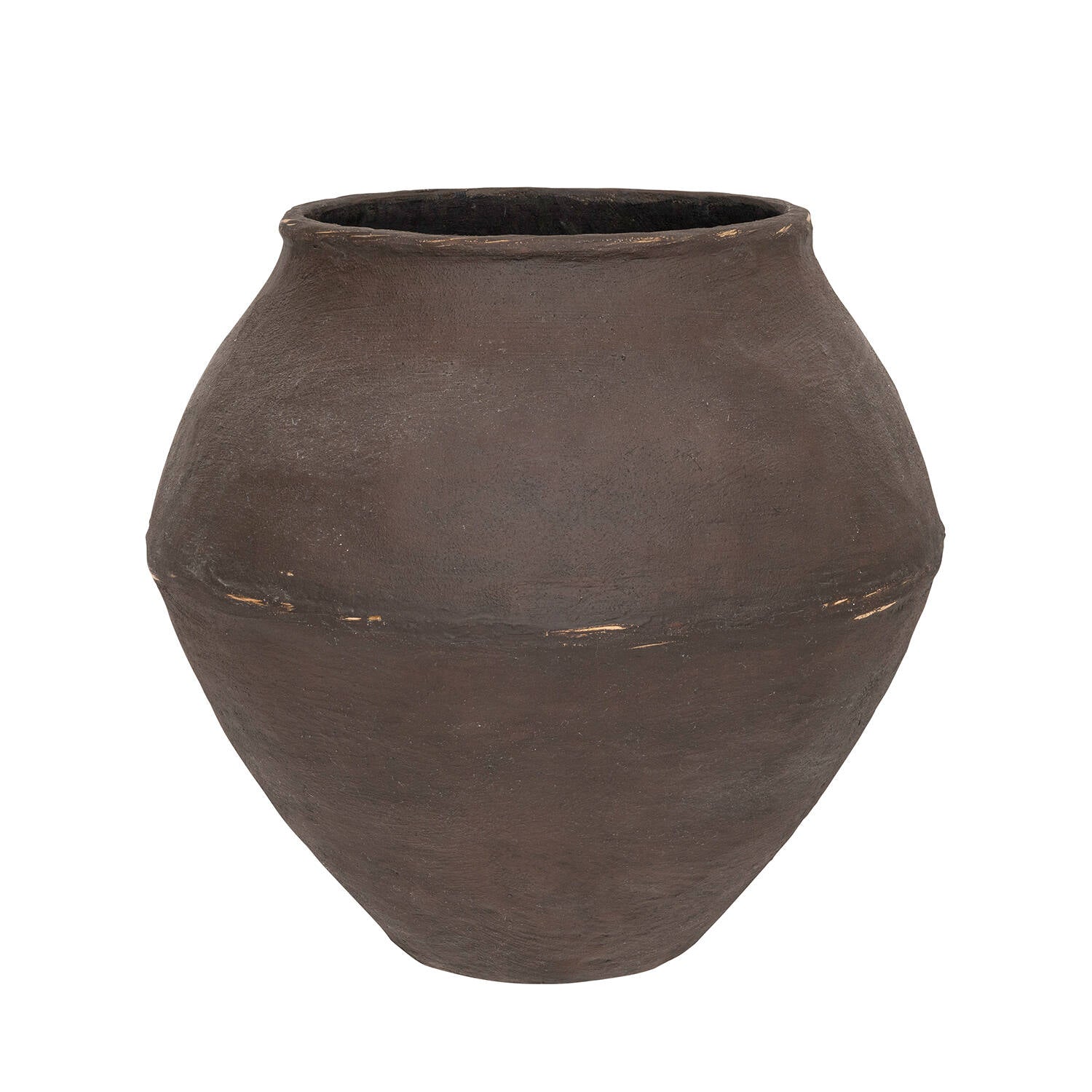 Pottery Pots - Bloempot Nami L, Wabi Chocoladebruin