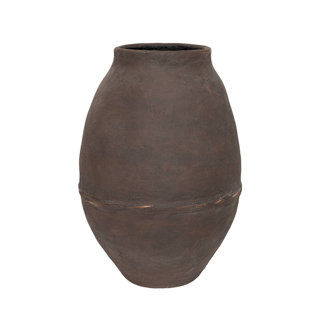 Pottery Pots - Bloempot Toma S, Wabi Chocoladebruin
