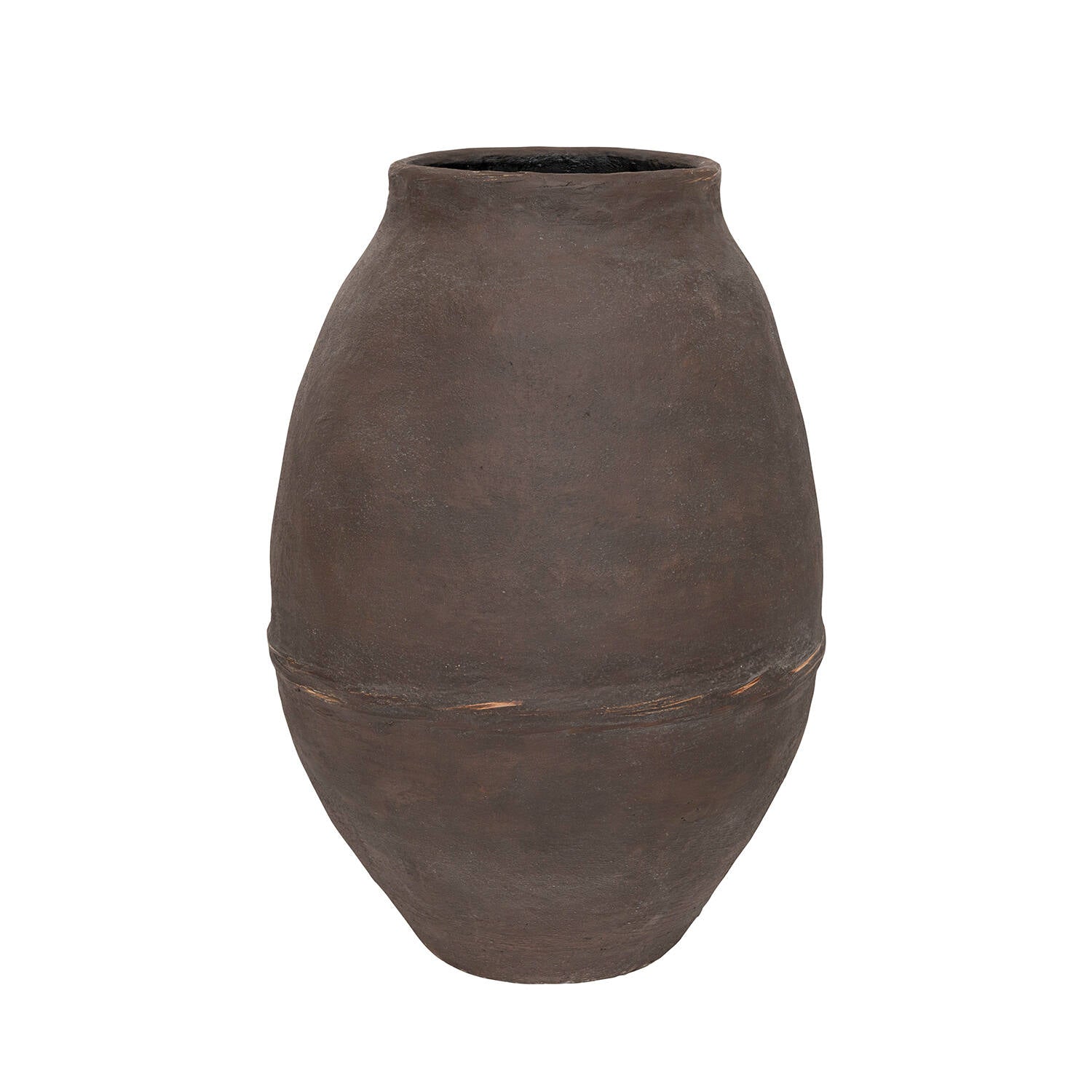 Pottery Pots - Bloempot Toma L, Wabi Chocoladebruin