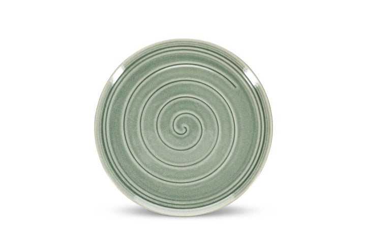 Taartplateau 33,5xH12cm groen Cameo