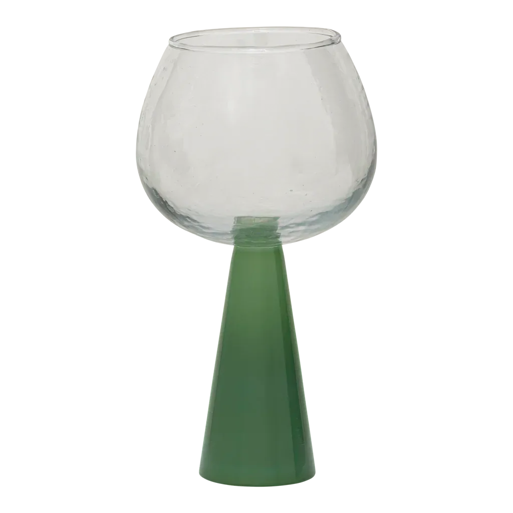 Urban Nature Culture | Spritz cocktail glass set van 2, Jade Green, in cadeauverpakking