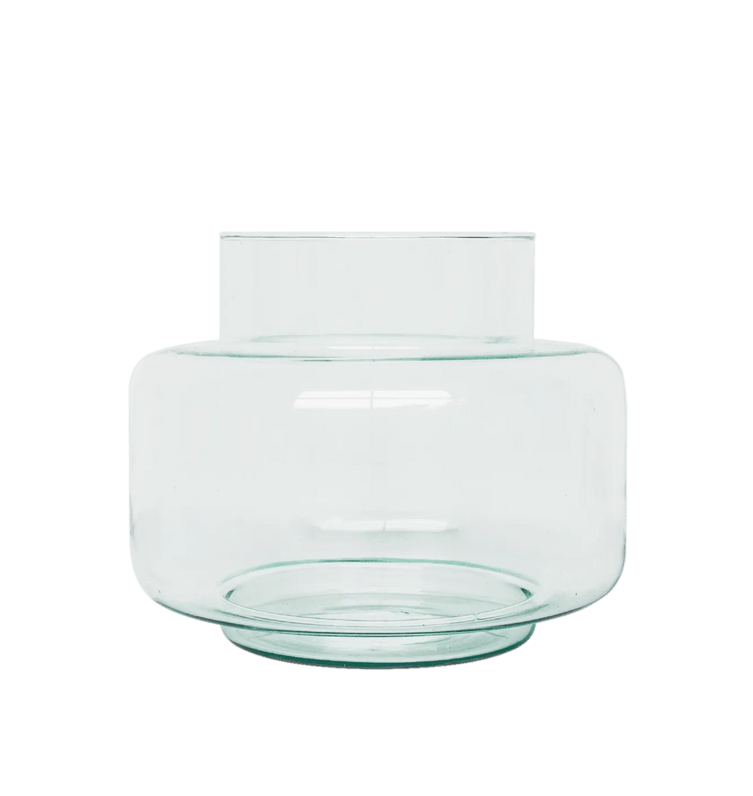 Urban Nature Culture | Vaas gerecycled glas transparant