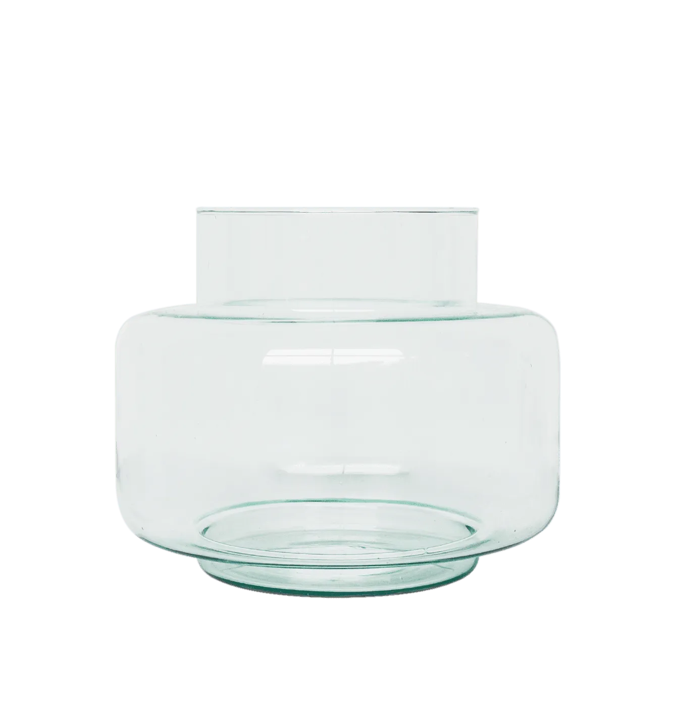 Urban Nature Culture | Vaas gerecycled glas transparant