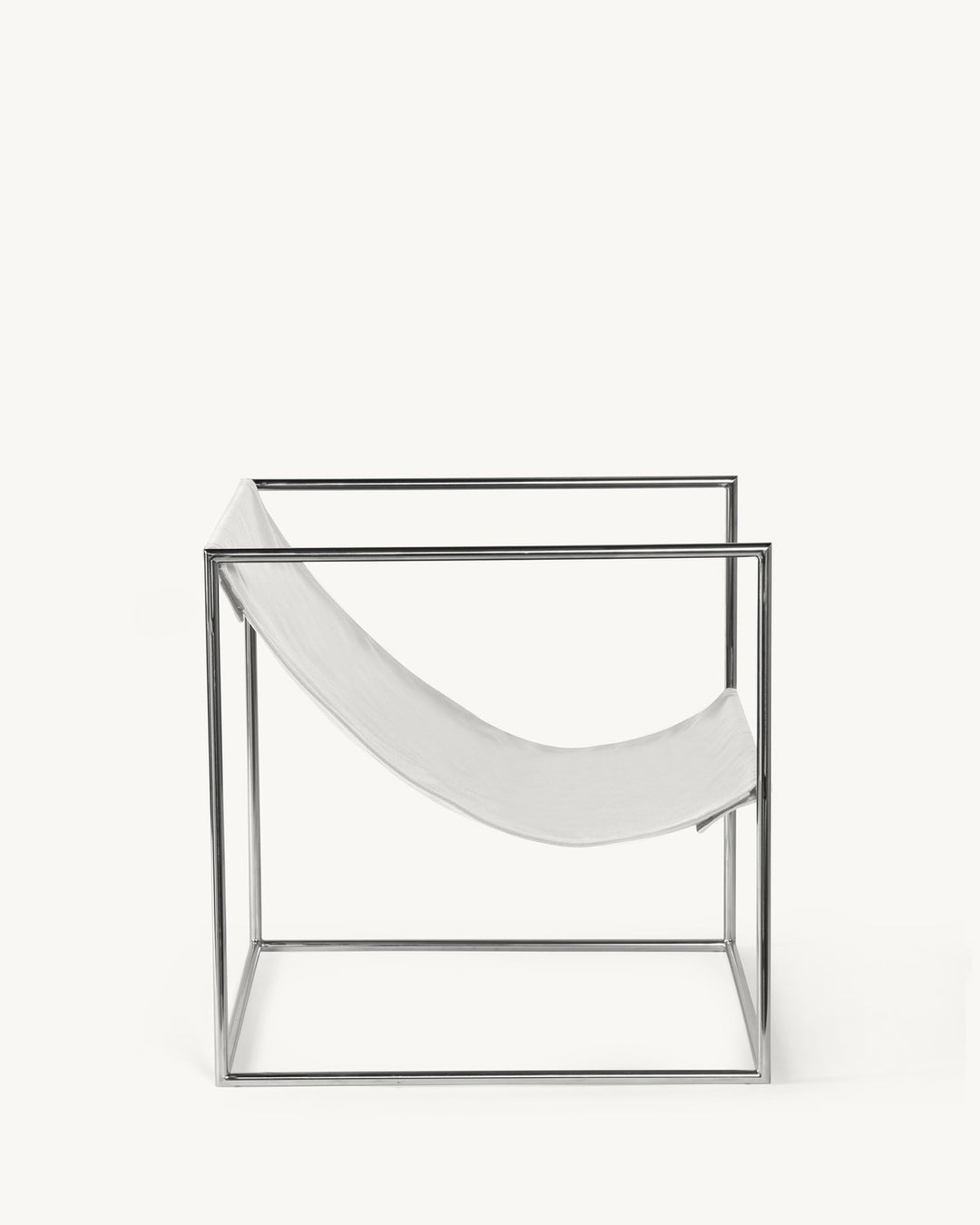 Serax - muller van severen - Stoelen Solo Zit Roestvast Staal/Wit