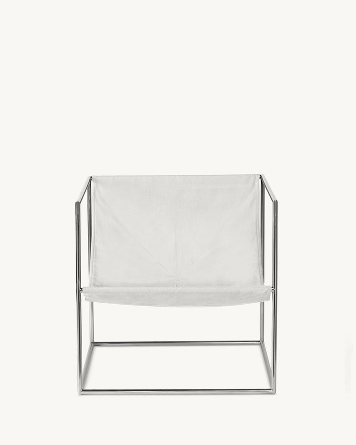Serax - muller van severen - Stoelen Solo Zit Roestvast Staal/Wit