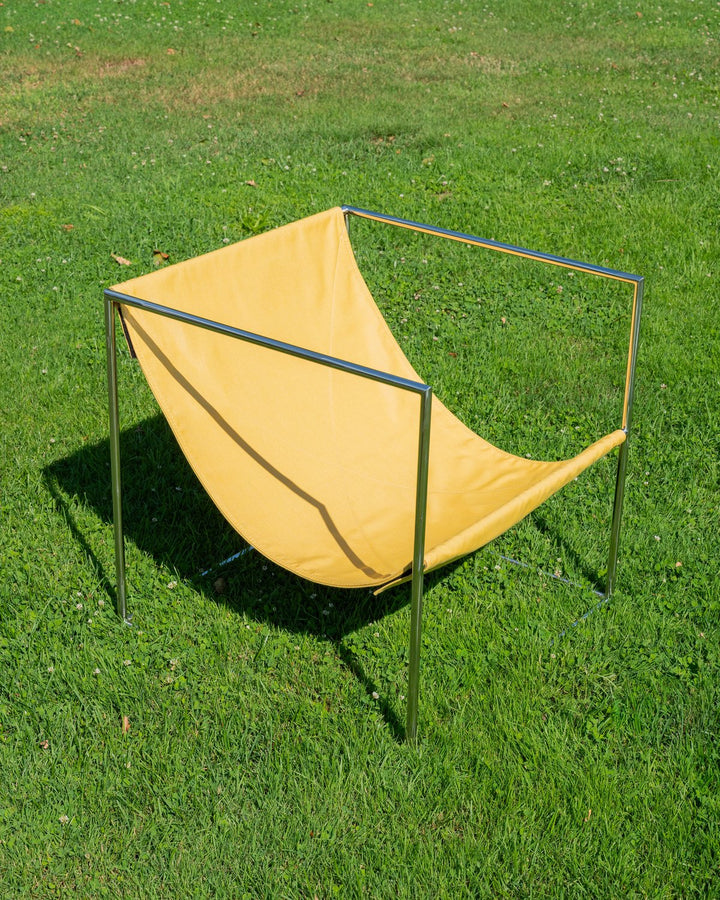 Serax - muller van severen - Stoelen Solo Zit Roestvast Staal/Geel