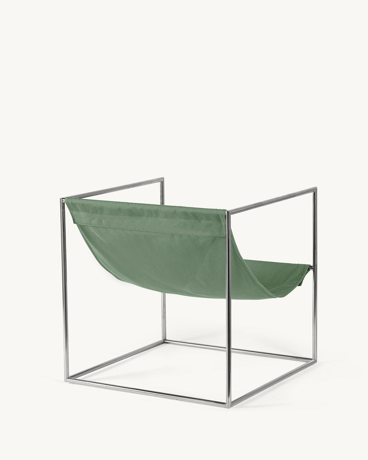 Serax - muller van severen - Stoelen Solo Zit Roestvast Staal/Groen
