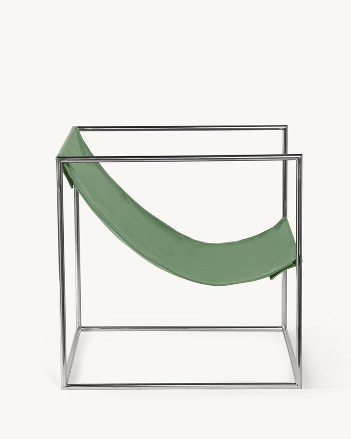 Serax - muller van severen - Stoelen Solo Zit Roestvast Staal/Groen