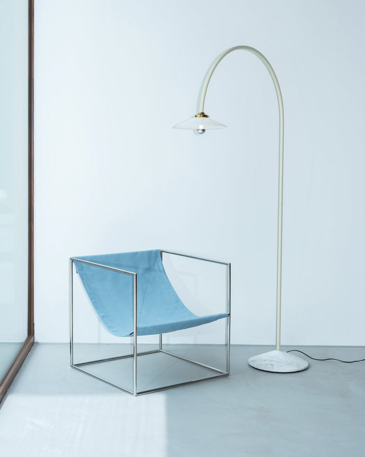 Serax - muller van severen - Stoelen Solo Zit Roestvast Staal/Lichtblauw