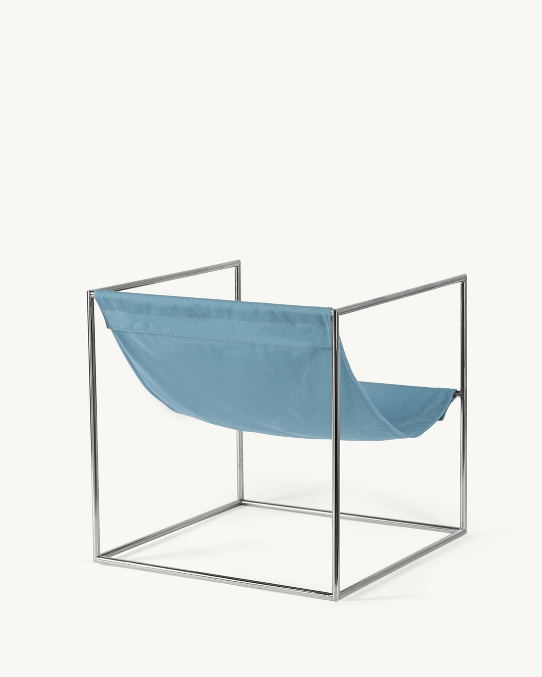 Serax - muller van severen - Stoelen Solo Zit Roestvast Staal/Lichtblauw