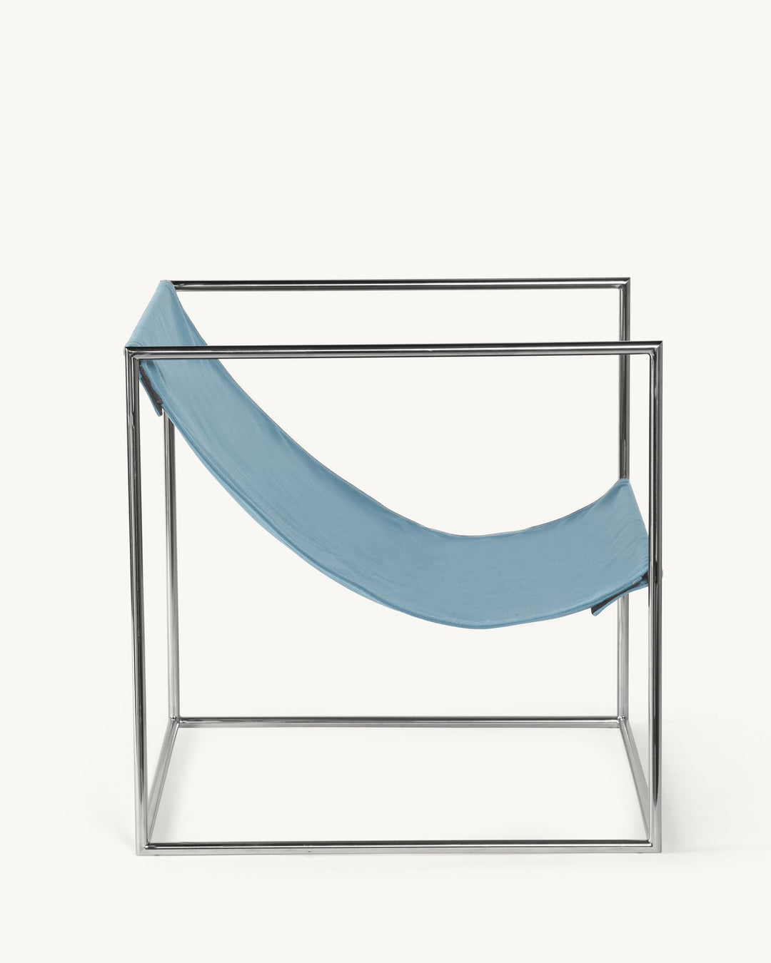 Serax - muller van severen - Stoelen Solo Zit Roestvast Staal/Lichtblauw