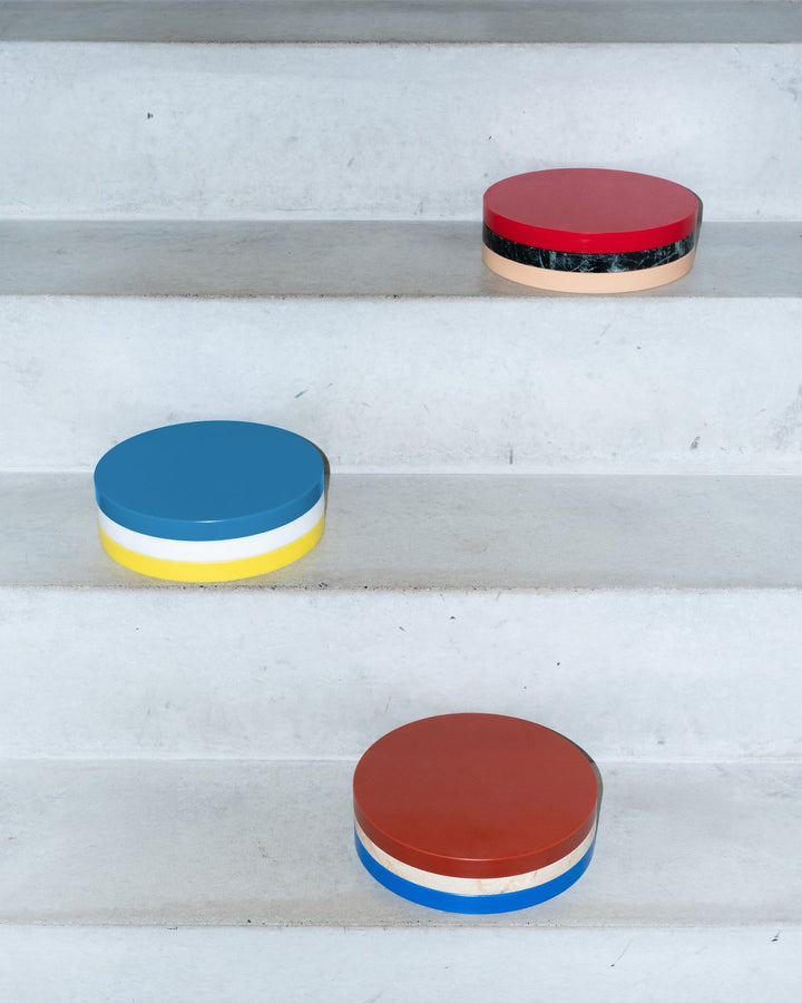 Serax - muller van severen - Dienbladen Three Circles Geel/Wit/Lichtblauw