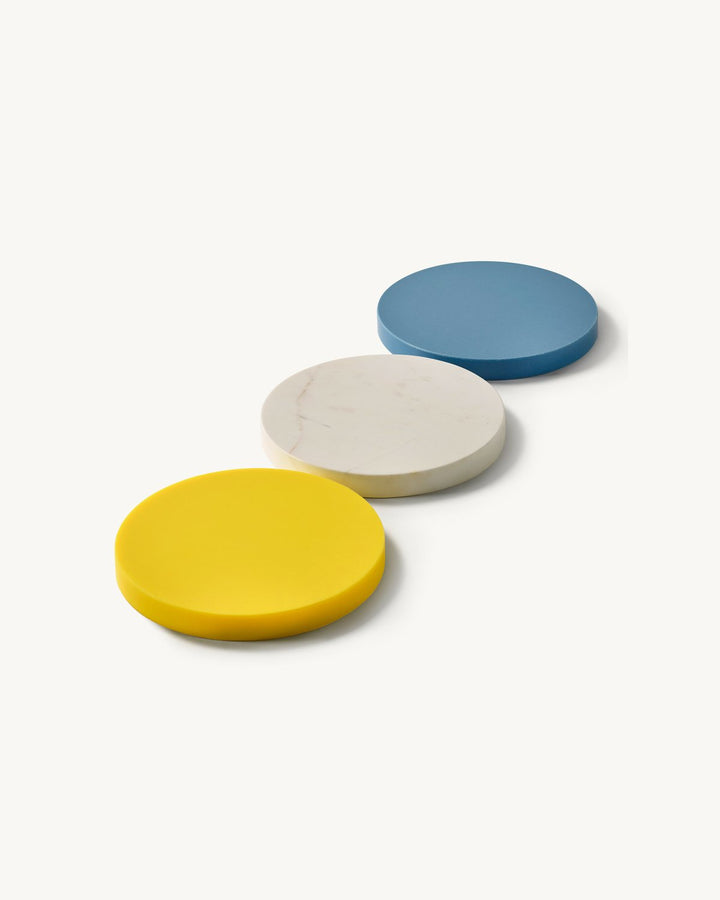 Serax - muller van severen - Dienbladen Three Circles Geel/Wit/Lichtblauw