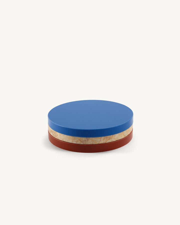 Serax - muller van severen - Dienbladen Three Circles Blauw/Roze/Bruin