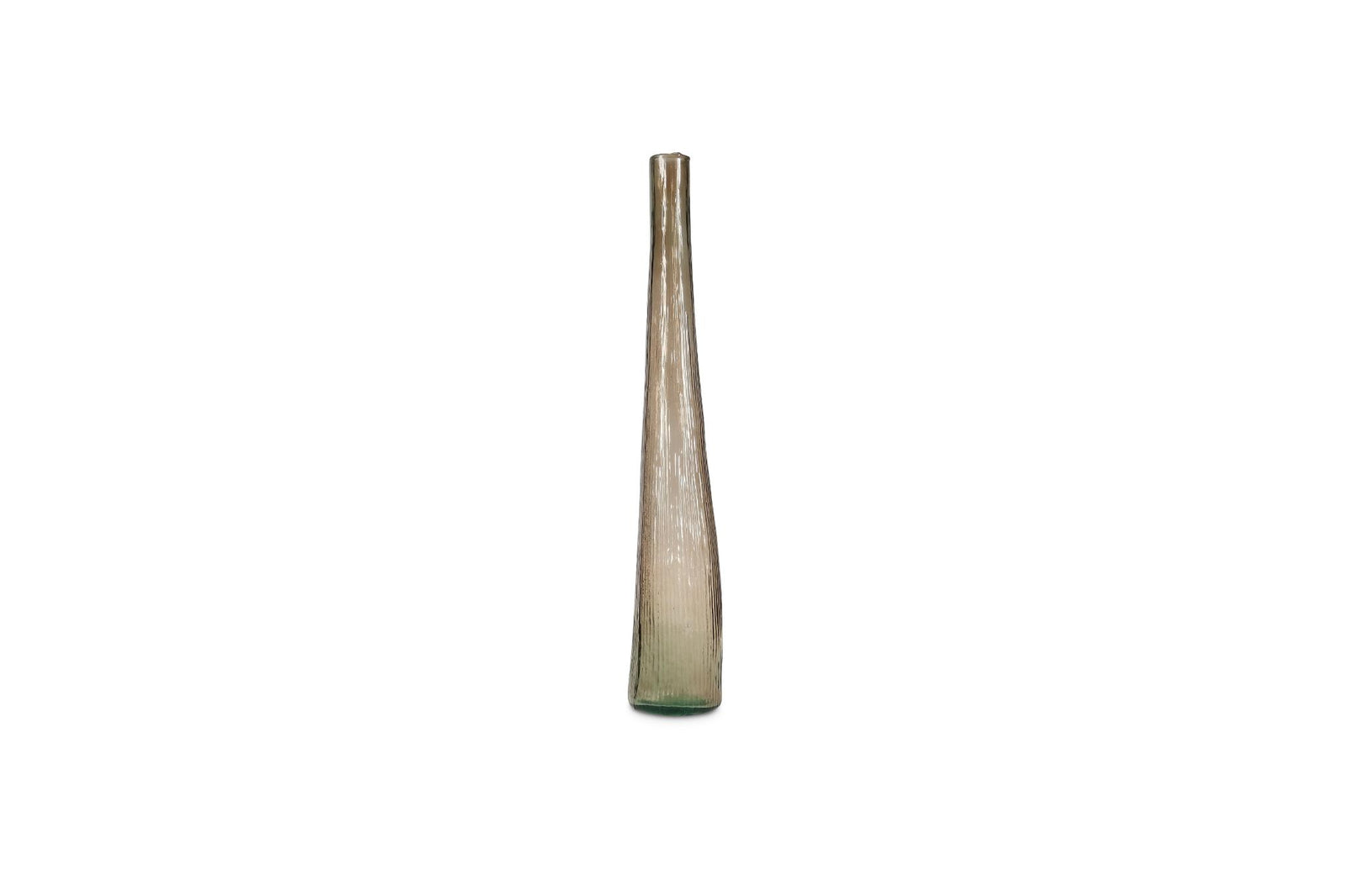 Vaas 9xH55cm bruin Twig
