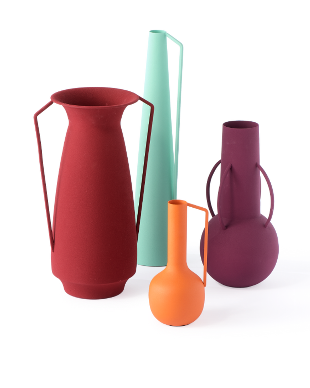 Polspotten - Vaas Roman Evening Multicolor (set van 4)