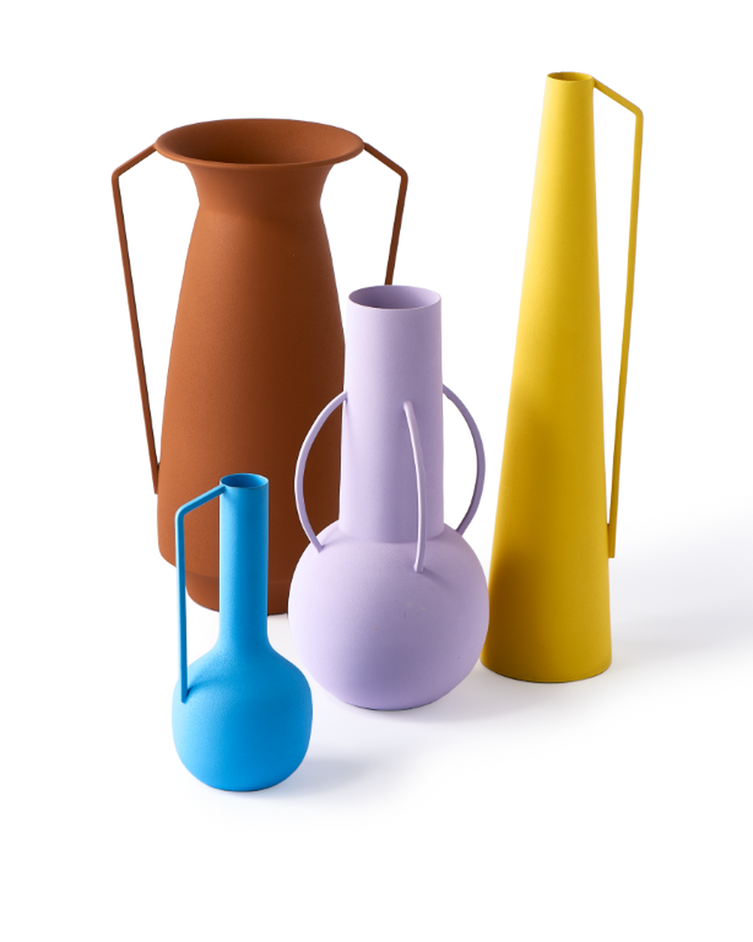 Polspotten - Vaas Roman Morning Multicolor (set van 4)