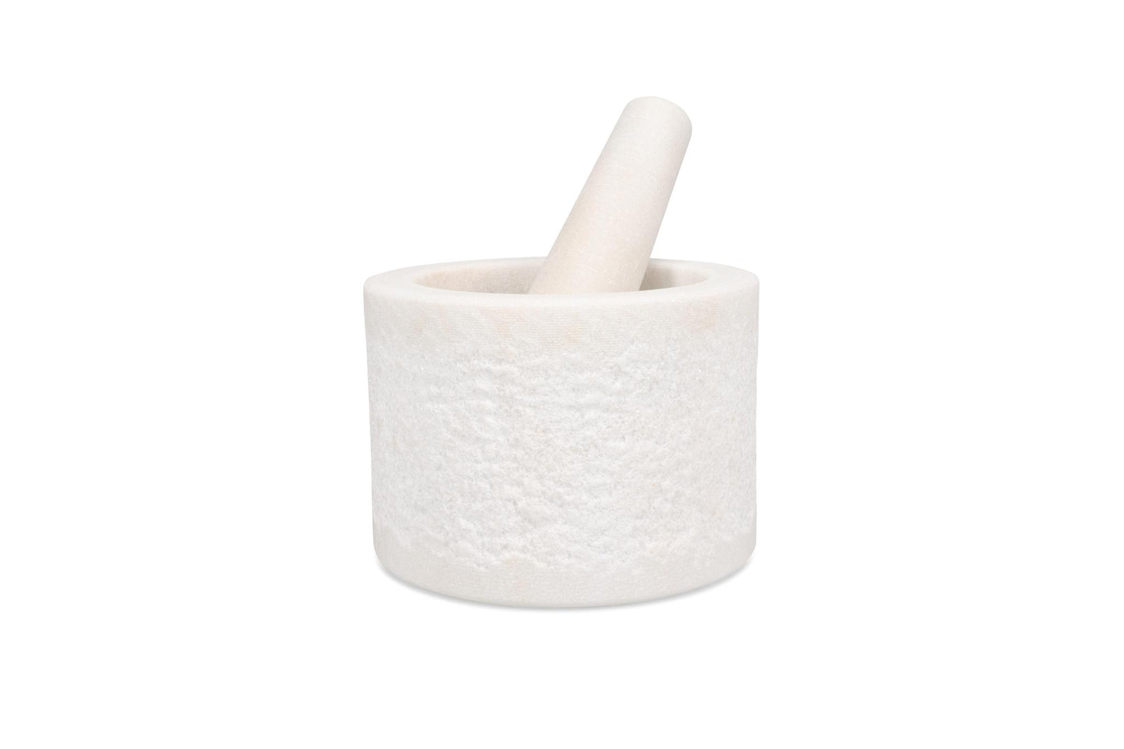 Vijzel en stamper 14xH10cm white Marbliss