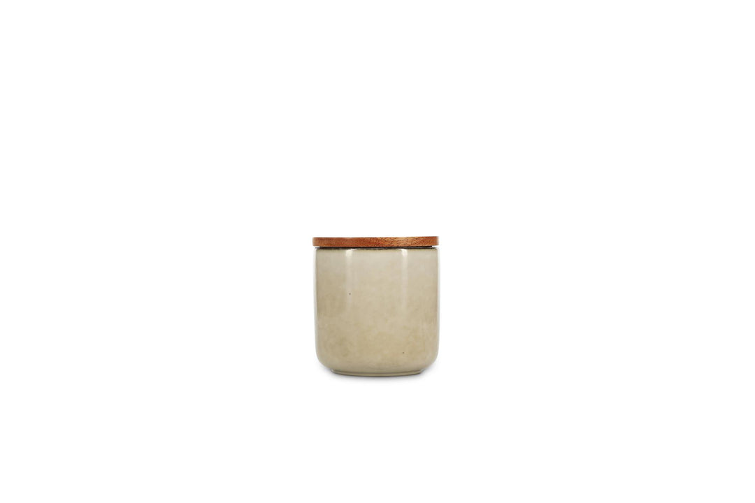 Voorraadpot 12xH12cm ivoor Meridian
