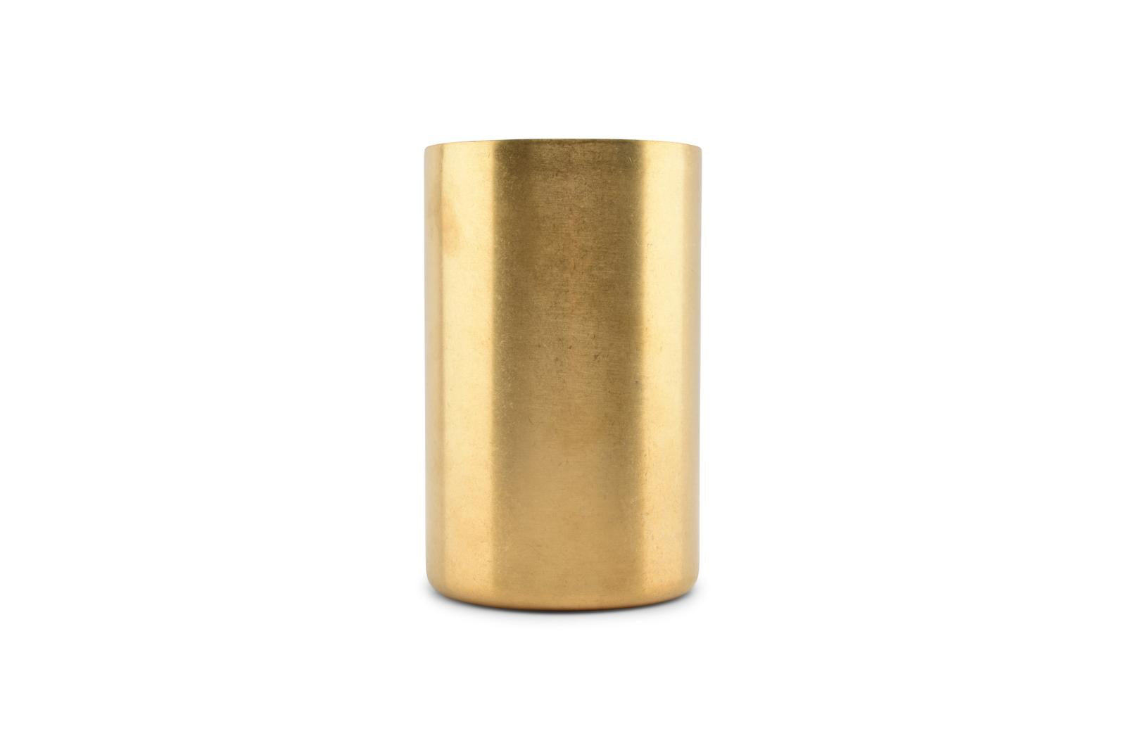 Wijnkoeler 12xH19cm dubbelwandig antique goud Bar