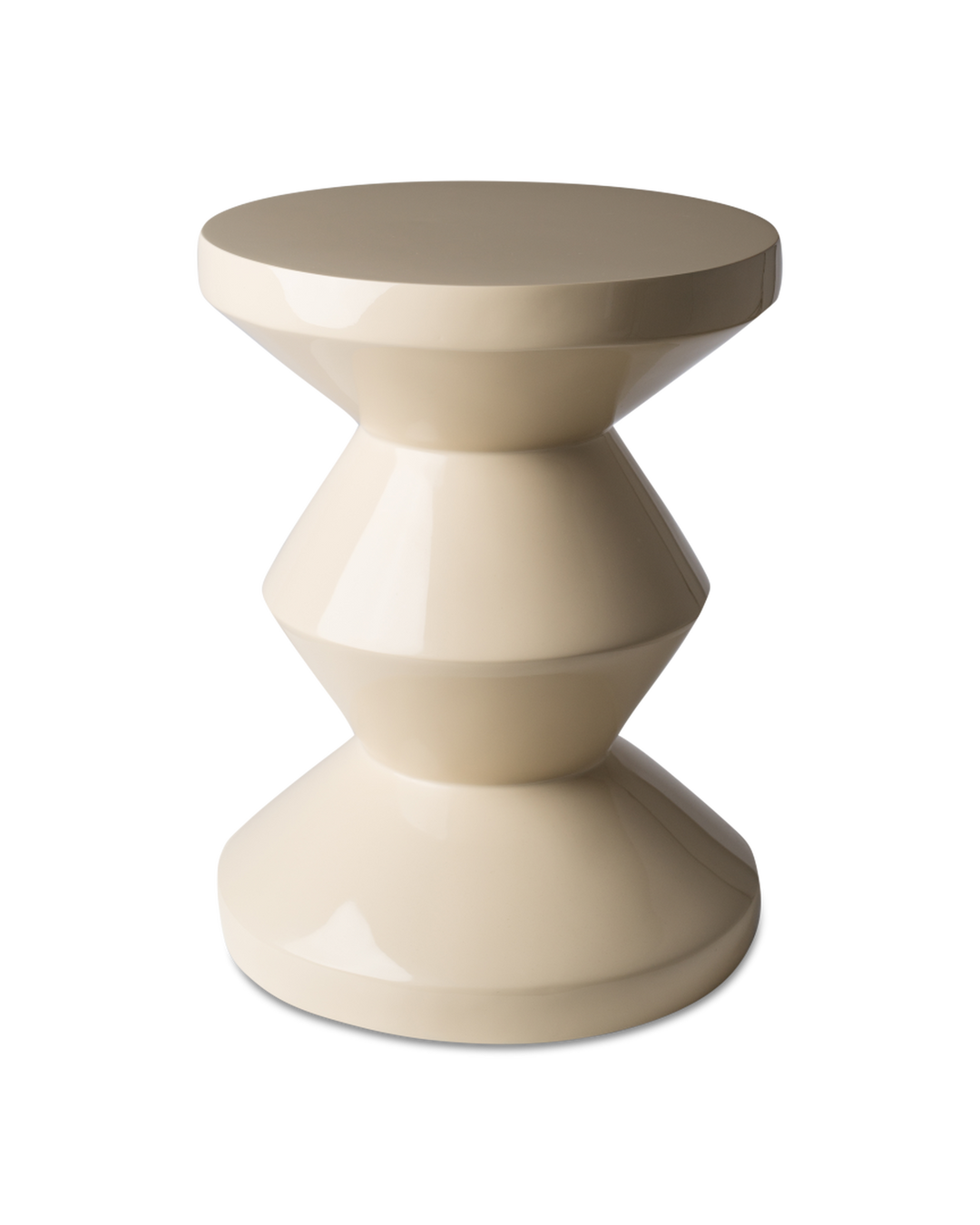 Polspotten - Kruk Zig Zag Beige