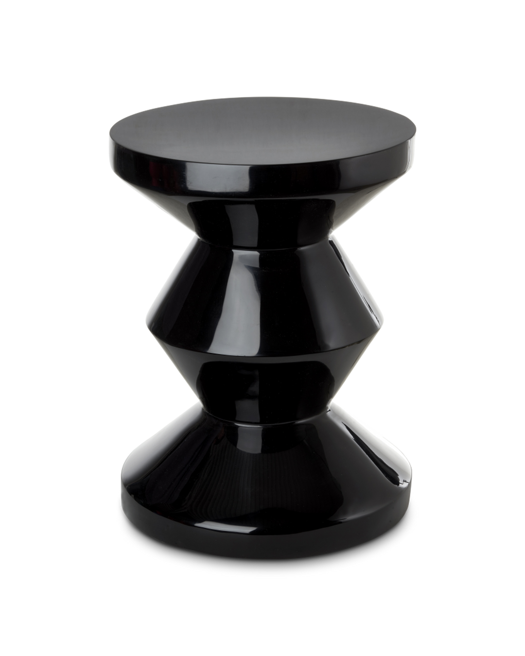 Polspotten - Kruk Zig Zag Zwart