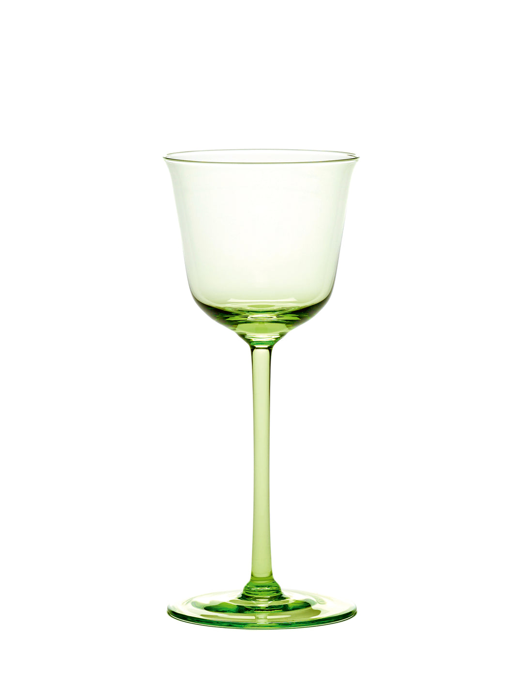 Ann Demeulemeester - Witte Wijnglas Groen Grace - Set van 4