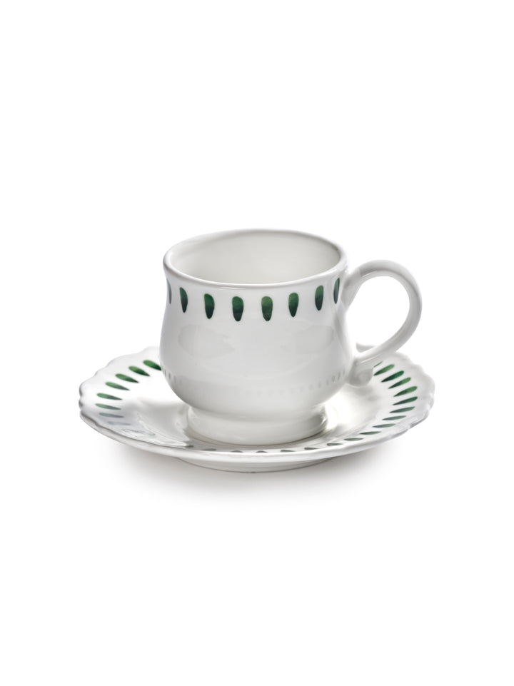 Serax - Marie Michielssen - Cappuccinokop Groen + Saucer Charly