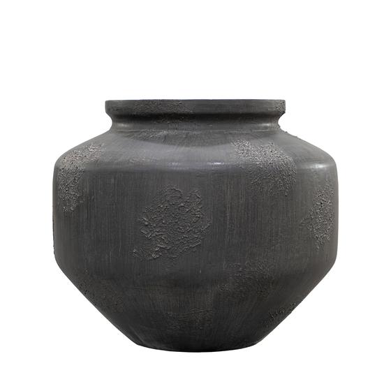 Pottery Pots - Bloempot Jarrah L, Verweerd Zwart