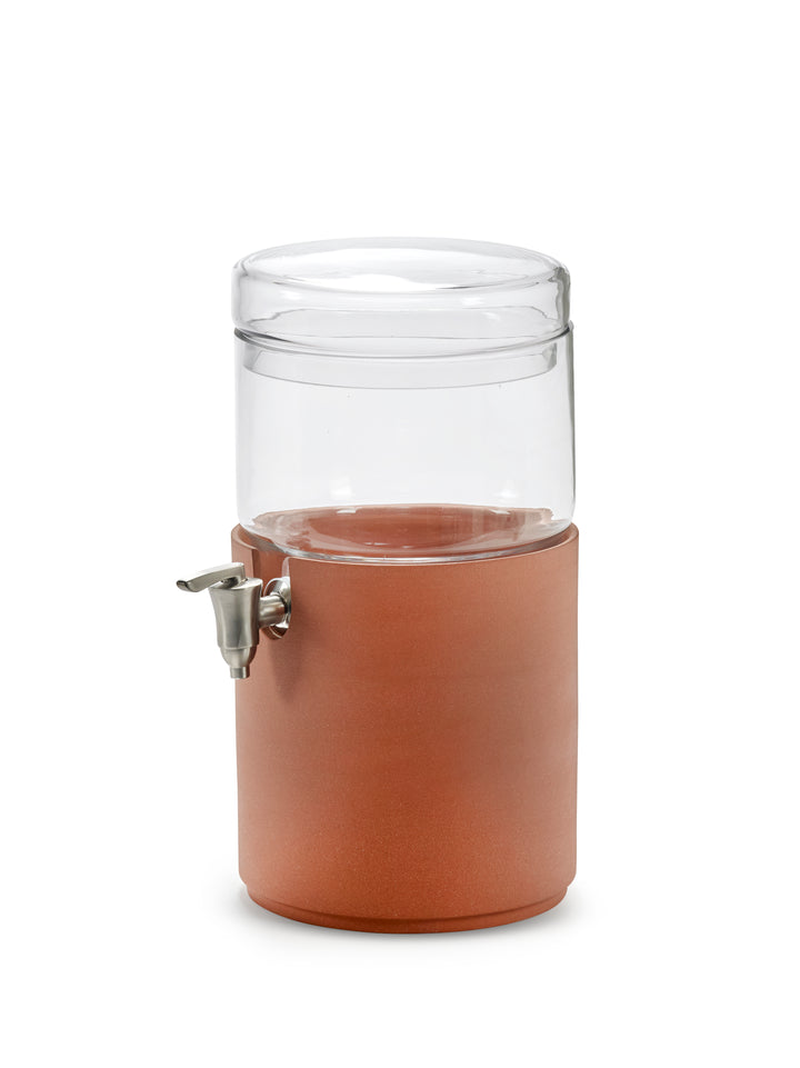 Serax - Studio Simple - Voorraadpot Terracotta Met Kraan S