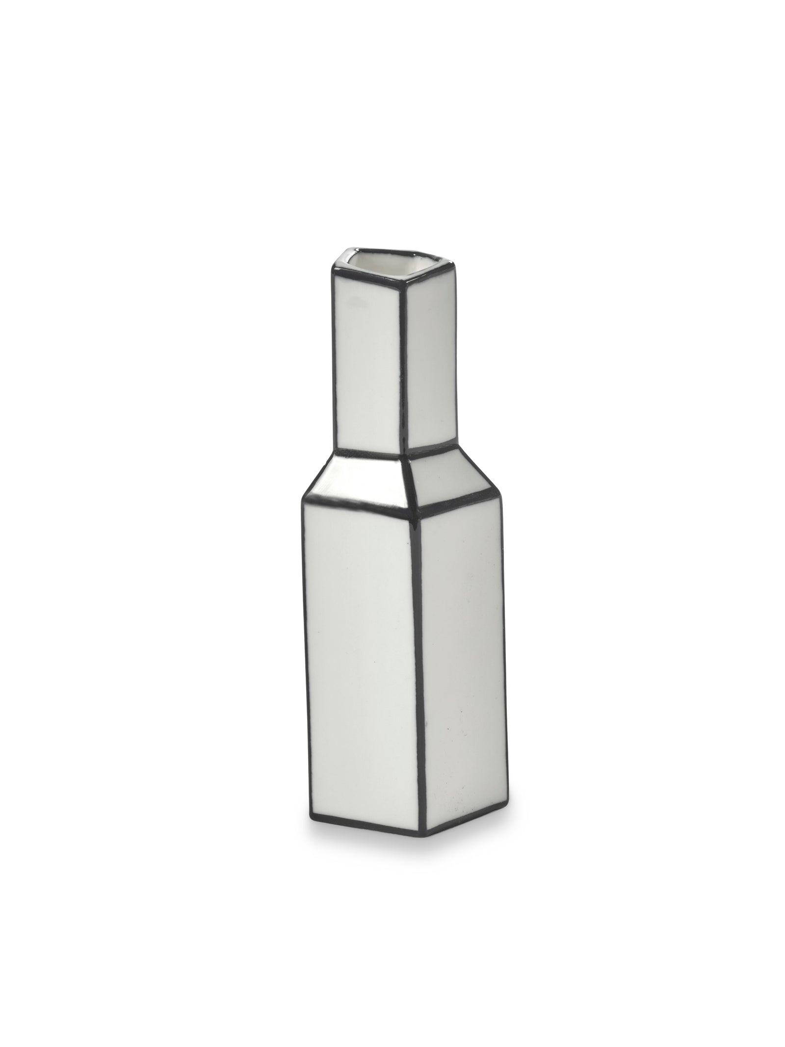 Serax - Annebet Philips - Vaas Wit/Zwart L Carte Blanche