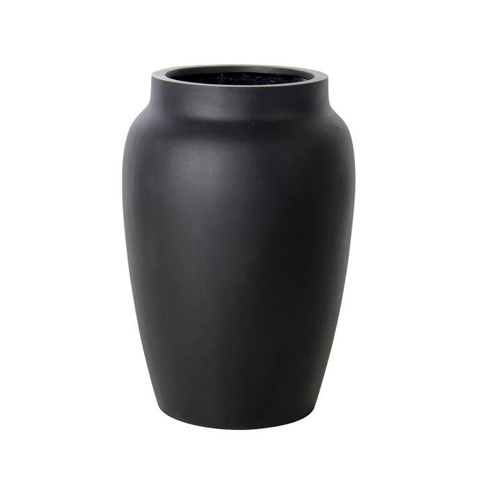 Pottery Pots - Bloempot Hera  L, Zwart