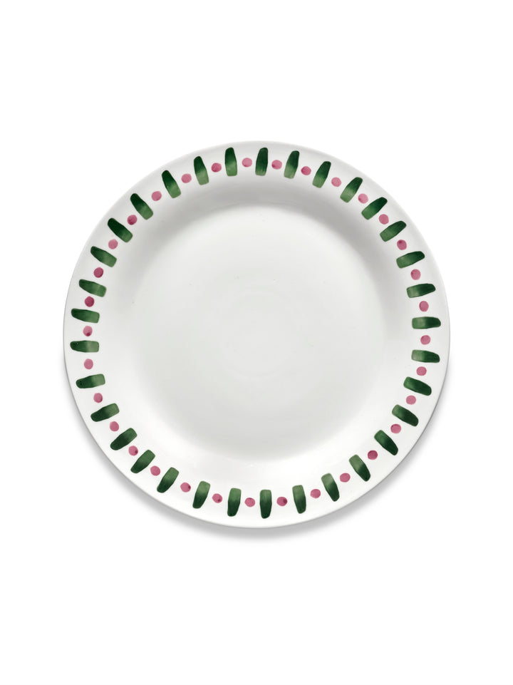 Serax - Marie Michielssen - Serveerbord Paars Groen Rond Charly