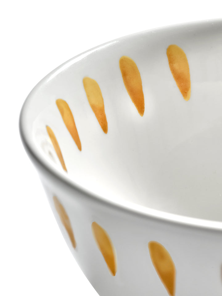 Serax - Marie Michielssen - Ontbijtkom Geel Bowl Charly - Set van 2