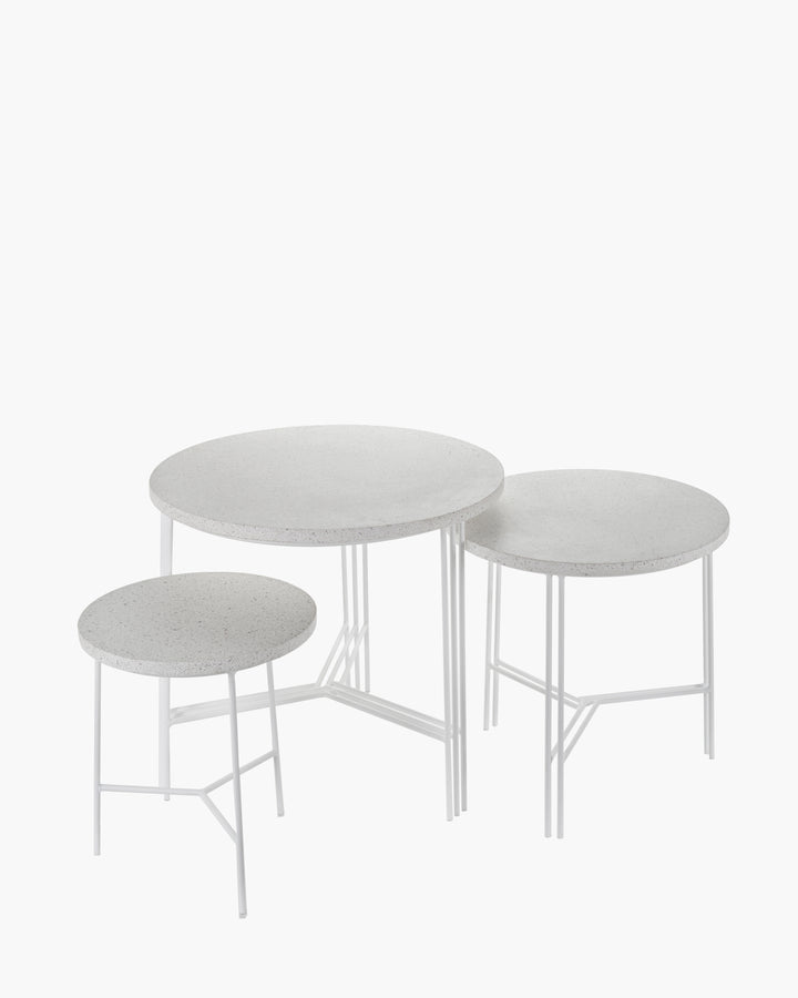 Serax - Antonino Sciortino - Bijzettafel M Wit/Wit Terrazzo
