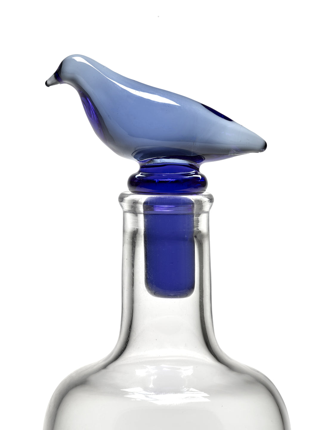 Serax - Kelly Wearstler - Karaf Transparant Blauw + Stopper Perch