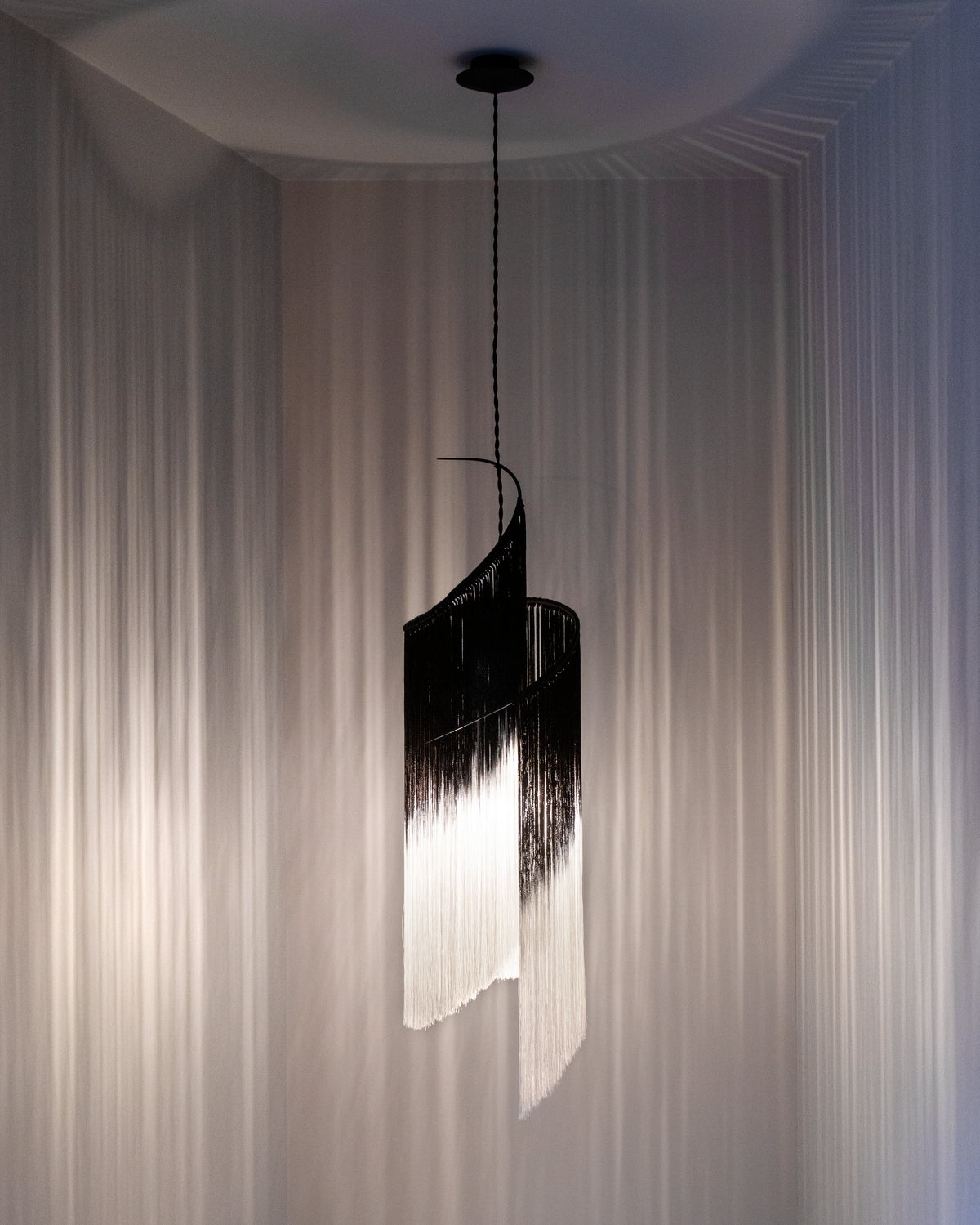 Ann Demeulemeester - Ann Demeulemeester - Hanglamp Zwart Wit Rey 1