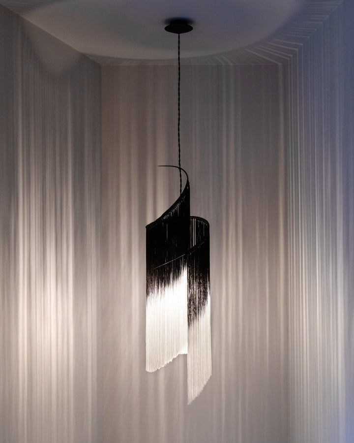 Ann Demeulemeester - Ann Demeulemeester - Hanglamp Zwart Wit Rey 1
